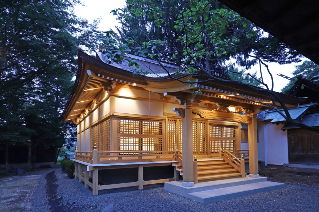 写真：札幌市　琴似神社祖霊殿建替え(1)