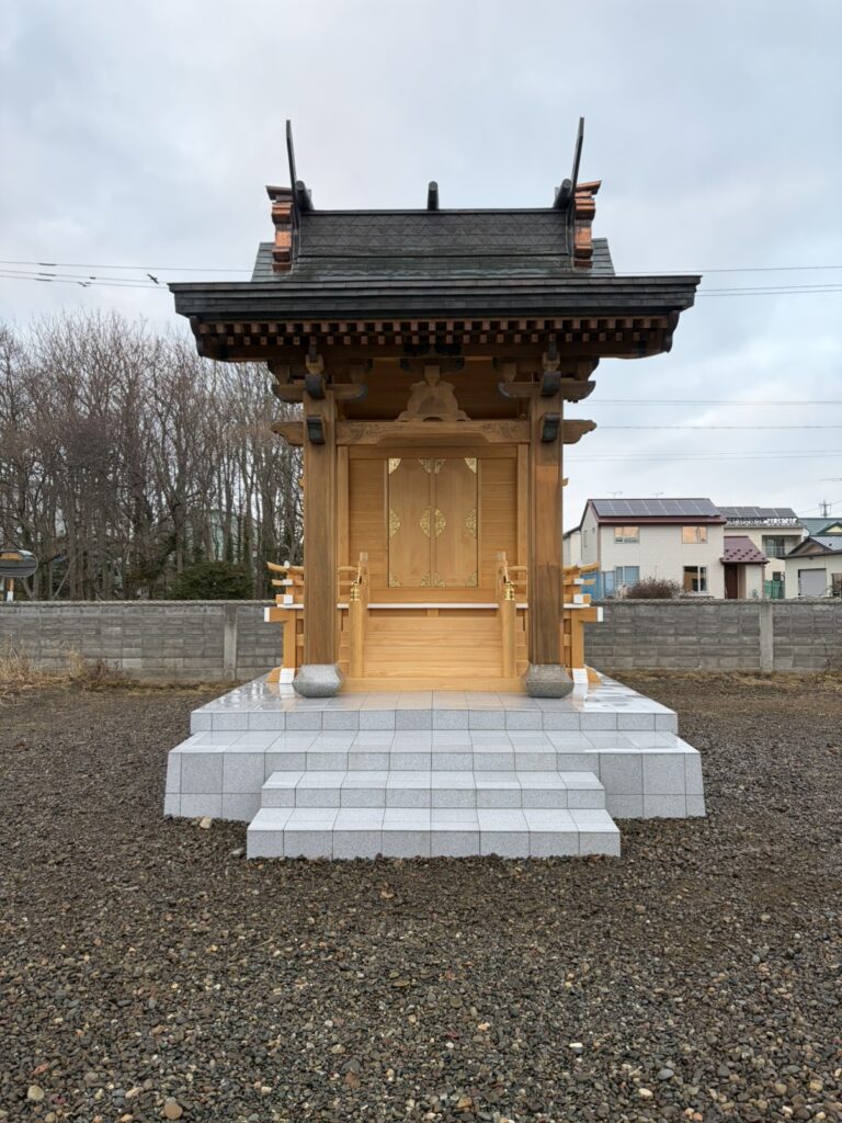 写真：顕幽神社　社殿移築改築工事(1)