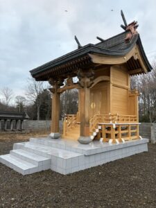 写真：顕幽神社　社殿移築改築工事(2)