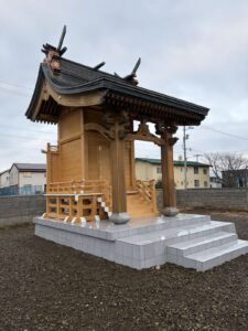 写真：顕幽神社　社殿移築改築工事(3)